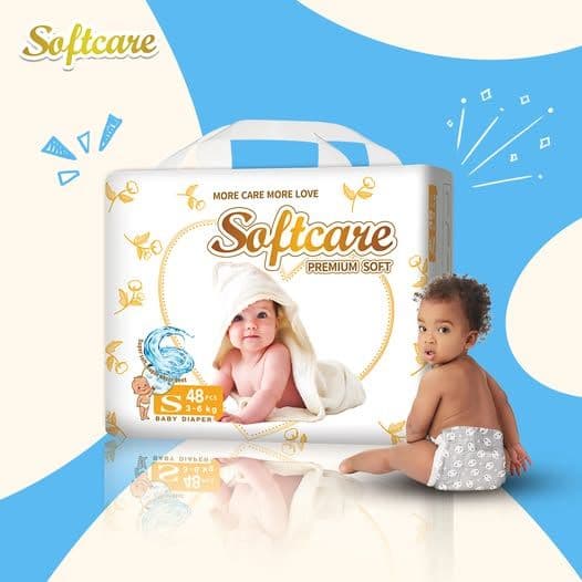 SoftCare Ultra Baby Diapers - Medium