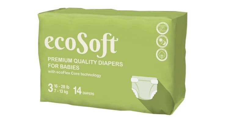EcoSoft Biodegradable Diapers