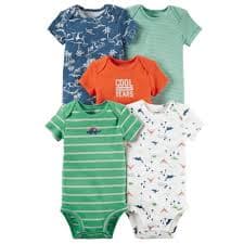 Carter's 5-Pack Short-Sleeve Original Bodysuits