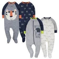 Gerber Baby Zip-Front Sleep 'N Play Footed Sleeper