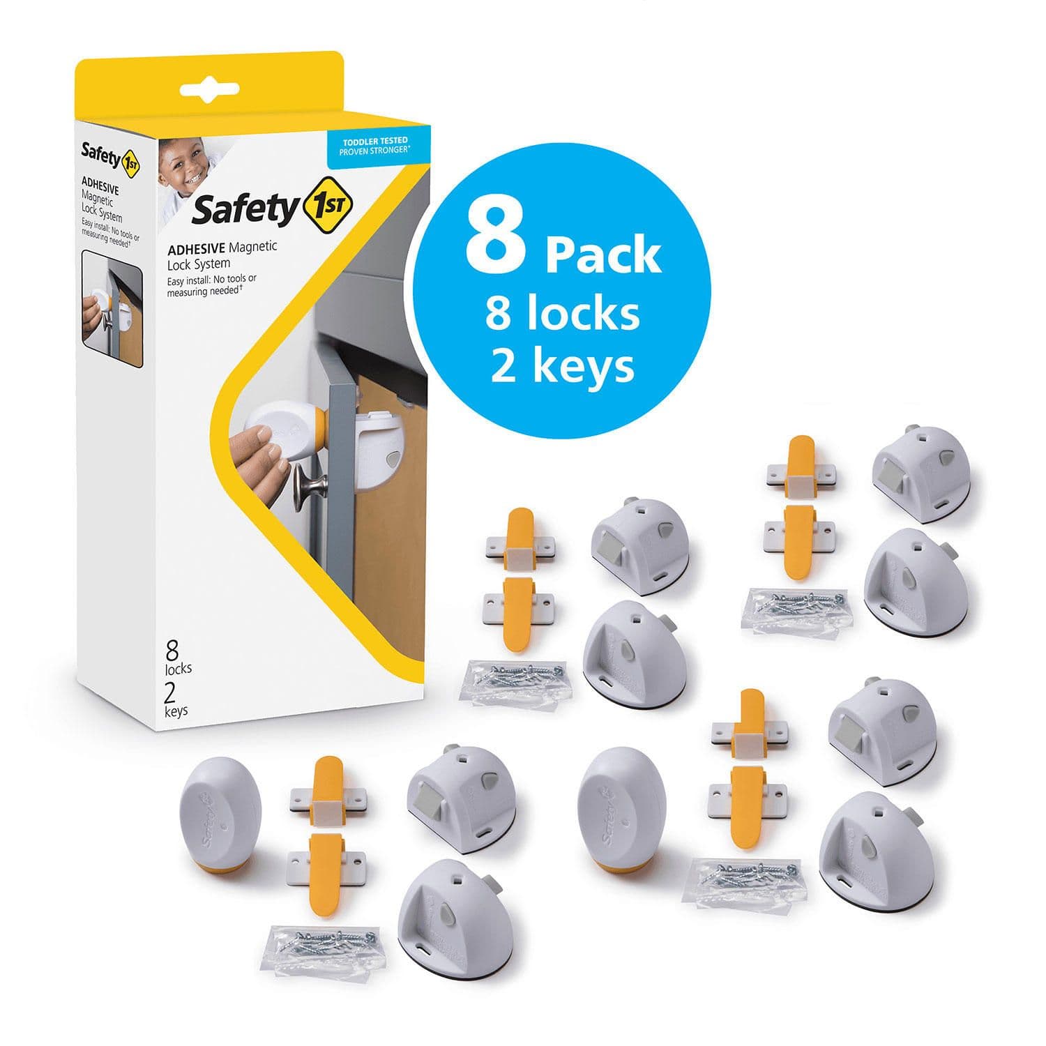 Safety 1st Magnetic Cabinet Locks 8-Pack